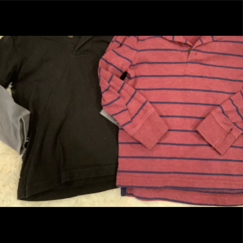 Toddler boys long sleeve polos 3T Lot of 2 Q018